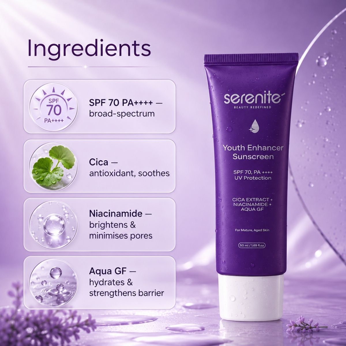 Youth Enhancer Sunscreen SPF 70 PA++++